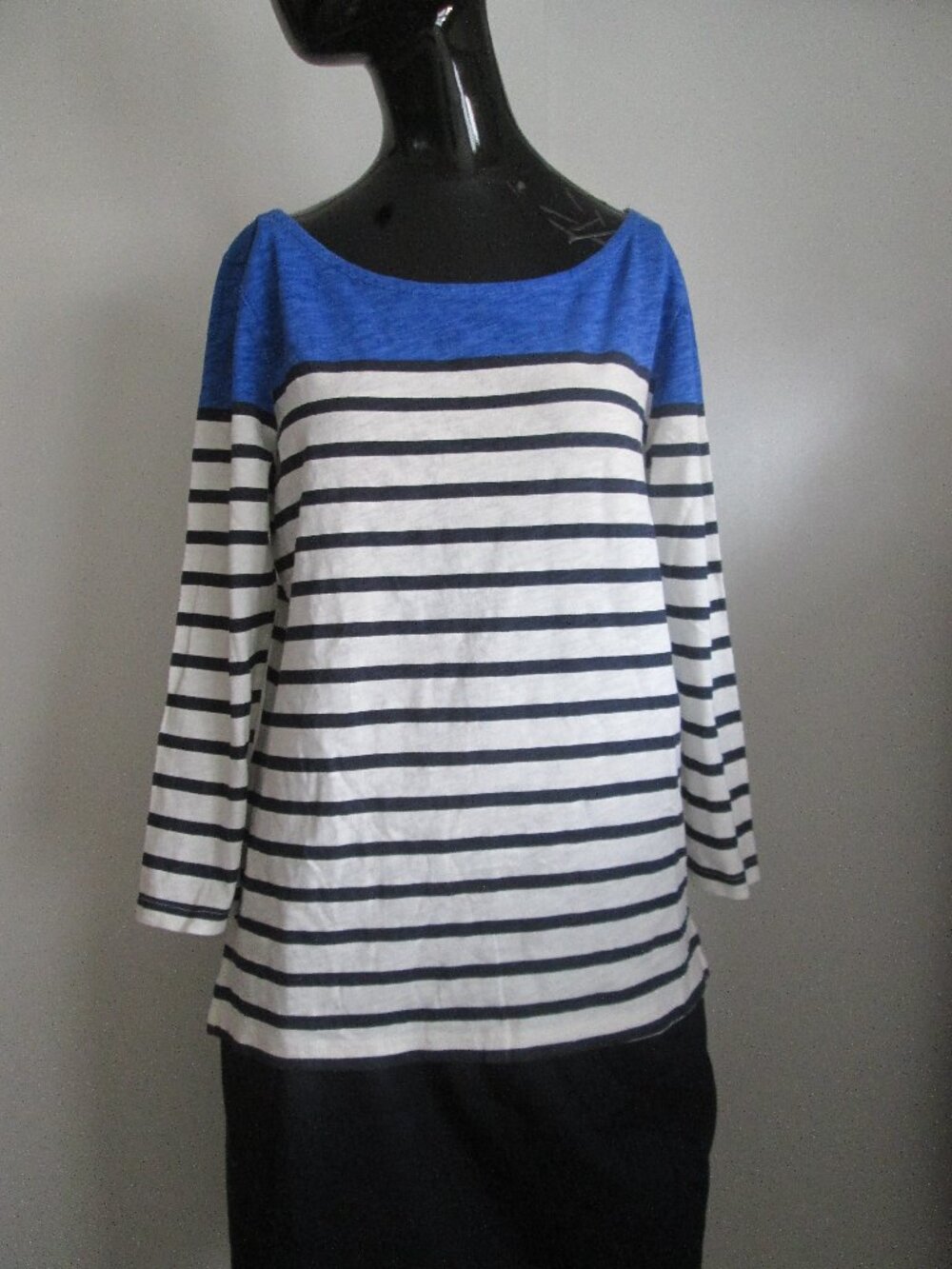 NWT J.Crew 100% Cotton boat neck nautical stripe top